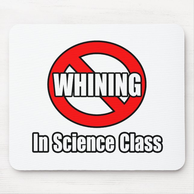 Kein Wink in der Science-Klasse Mousepad (Vorne)