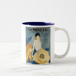 Kein Wunder, dass ich Ihnen Vintage Songbook Cover Zweifarbige Tasse