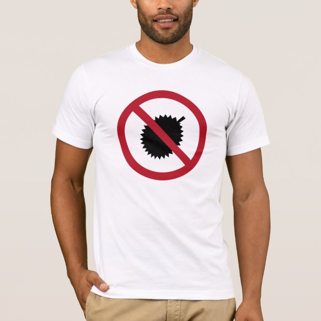 Kein Zeichen der Durians-(1), Singapur T-Shirt (Vorderseite)