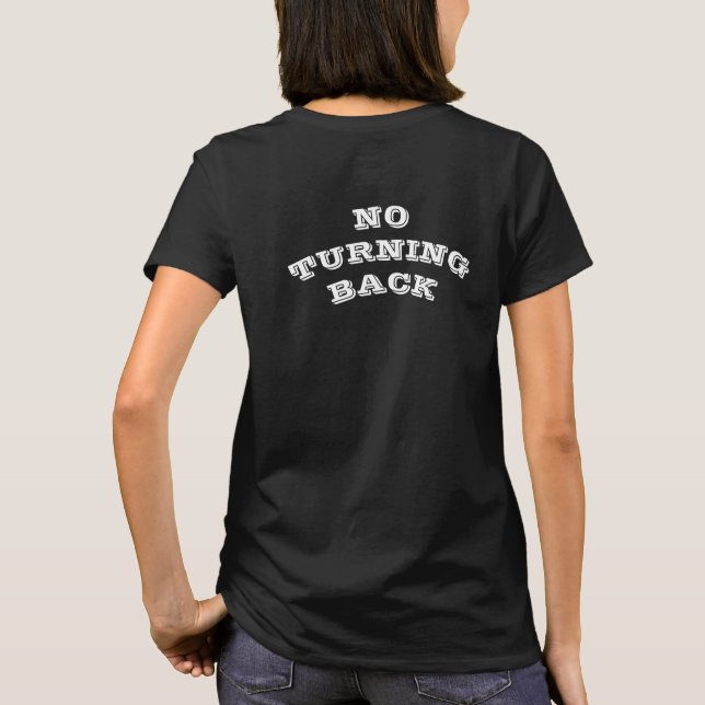 KEIN ZURÜCKBRUCH CHRISTLICH T-Shirt (Rückseite)