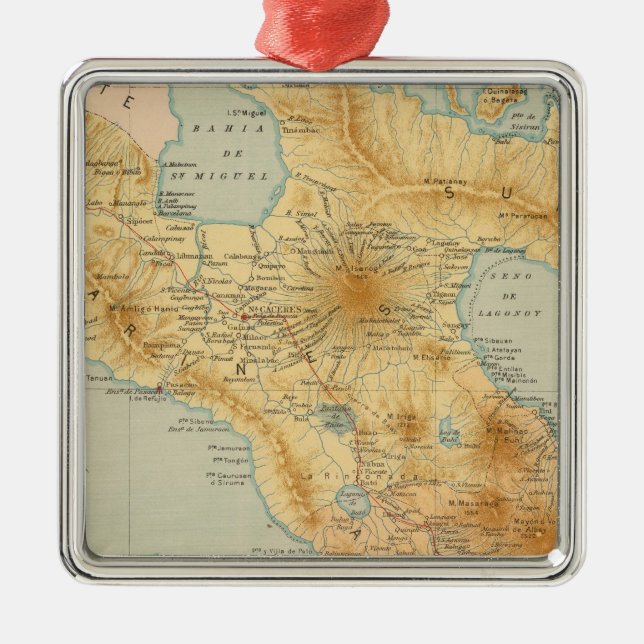 Keine 11 Luzon Silbernes Ornament (Vorne)