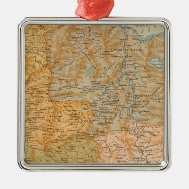 Keine 7 Luzon Ornament Aus Metall (Vorne)