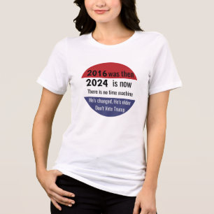 Keine Abstimmung über Trump v2 Tri-Blend Shirt
