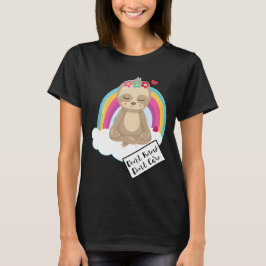 Keine Ahnung von Text - Niedliche Meditierungshüls T-Shirt