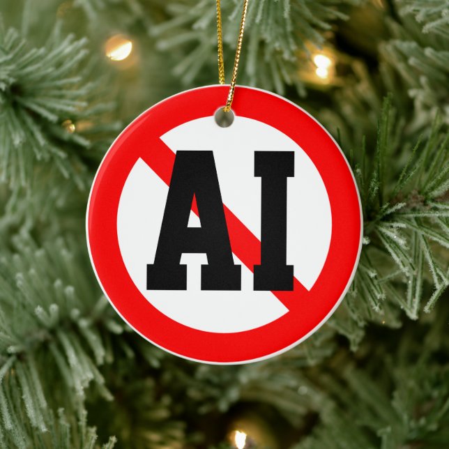 Keine AI Keramik Ornament (Baum)