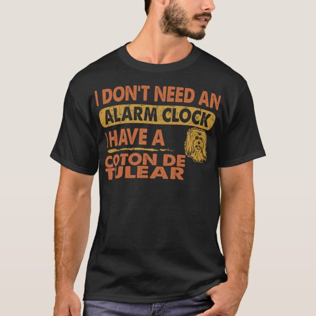 Keine Alarmanlage, ich habe Coton de Tulear T-Shirt (Vorderseite)