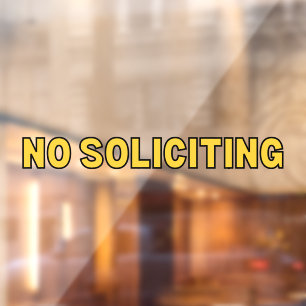 Keine Anforderung an das Gold Black Kontur Busines Fensteraufkleber