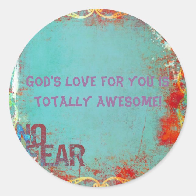 Keine Angst Aufkleber (Vorderseite)