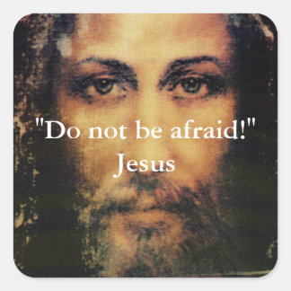 Keine Angst - Bild von Jesus Christus Aufkleber