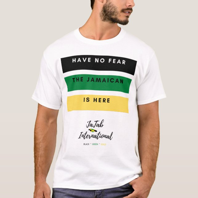 Keine Angst, der Jamaikaner ist hier T - Shirt (Vorderseite)