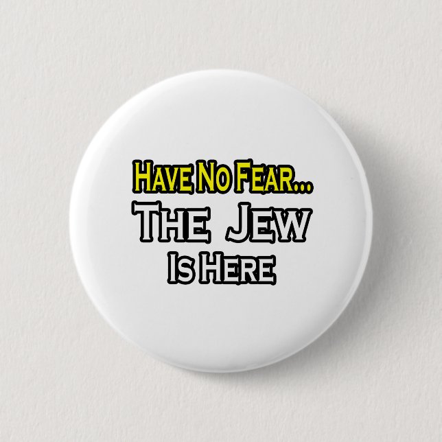 Keine Angst.. Jude ist hier Button (Vorderseite)