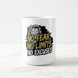 Keine Angst keine Grenzen Keine Ausreden Kaffeetasse