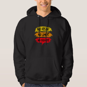 Keine Angst keine Grenzen Keine Ausreden Workout M Hoodie