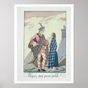Keine Angst, Kleiner! 1922 (pochoir print) Poster