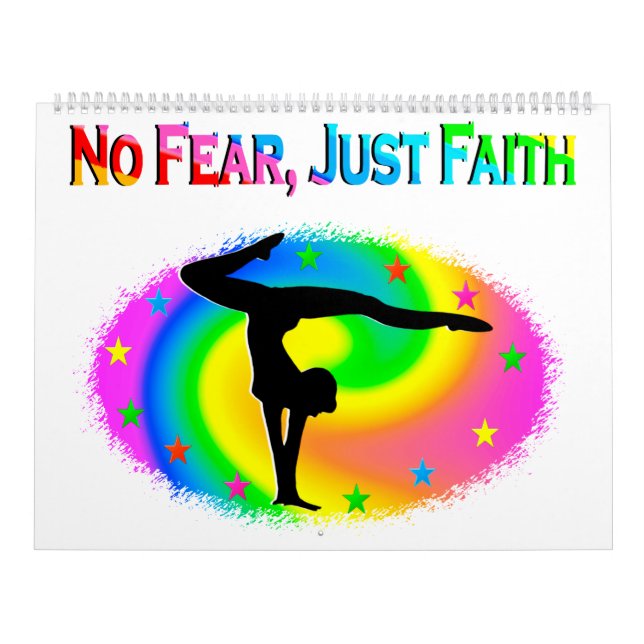 KEINE ANGST NUR GLAUBEN INSPIRATING GYMNASTICS CAL KALENDER (Titelbild)