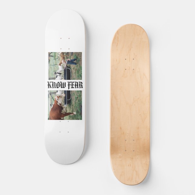 KEINE ANGST SIEHT ANGST SKATEBOARD (Vorderseite)