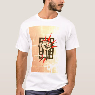 KEINE ANGST, STRIKE ERSTE - Edgy Motivierend T - S T-Shirt