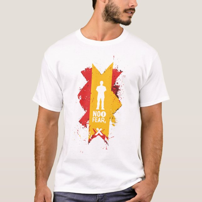 "Keine Angst" T - Shirt! Muster T-Shirt (Vorderseite)
