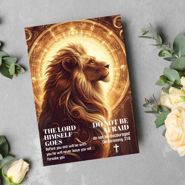 Keine Angst vor einer Deuteronomie 31:8 Karte (Von Creator hochgeladen)