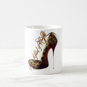 "Keine Angst vor Höhen" Tres Chic High Heel Desig Kaffeetasse