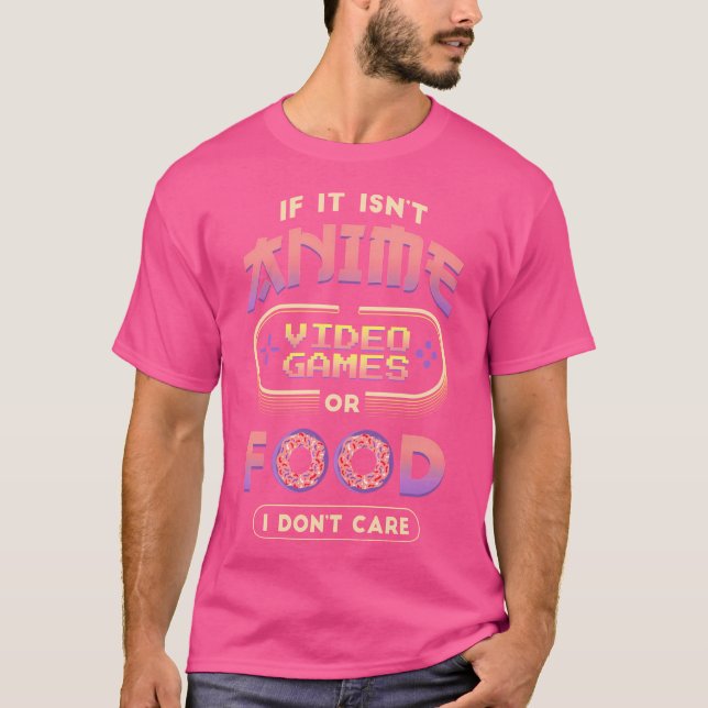Keine Anime kümmert sich T-Shirt (Vorderseite)