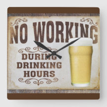 Keine Arbeit während der Essenszeiten Pub Bar lust