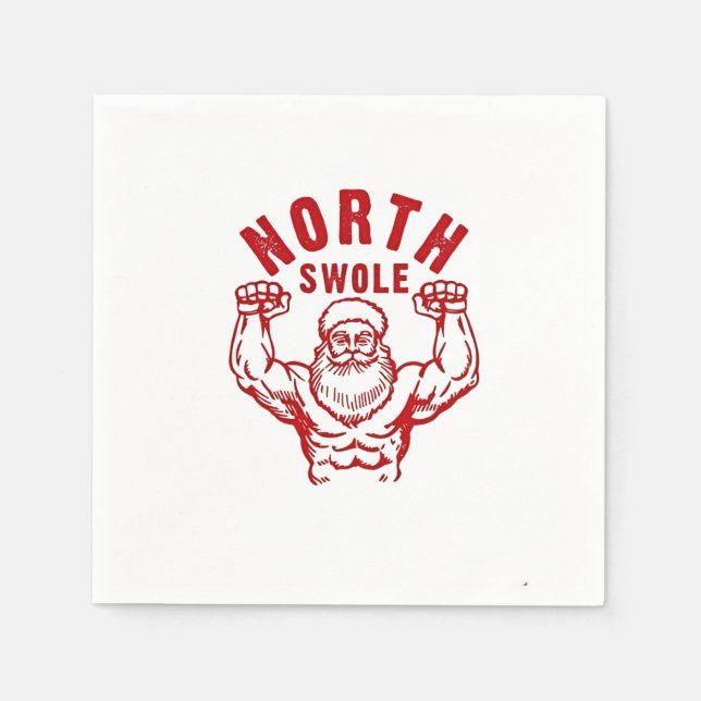 Keine Aufzüge keine Geschenke North Swole Washingt Serviette (Vorderseite)