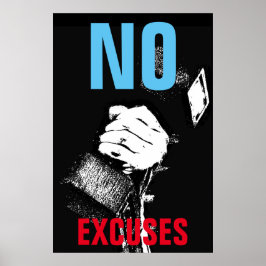 Keine Ausreden Bodybuilding Fitness Pop Art Poster
