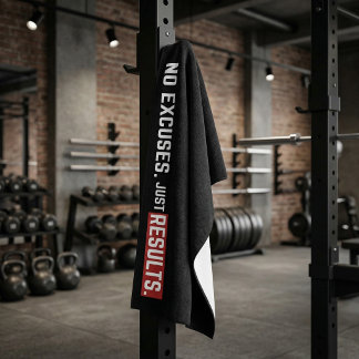 Keine Ausreden Gym-Tuch Motivation Training Handtuch