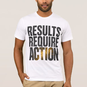 Keine Ausreden, Nur Ergebnisse Fitness-Motivations T-Shirt