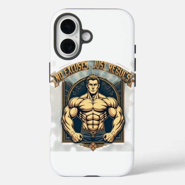 Keine Ausreden nur Ergebnisse iPhone 16 Hülle (Rückseite)