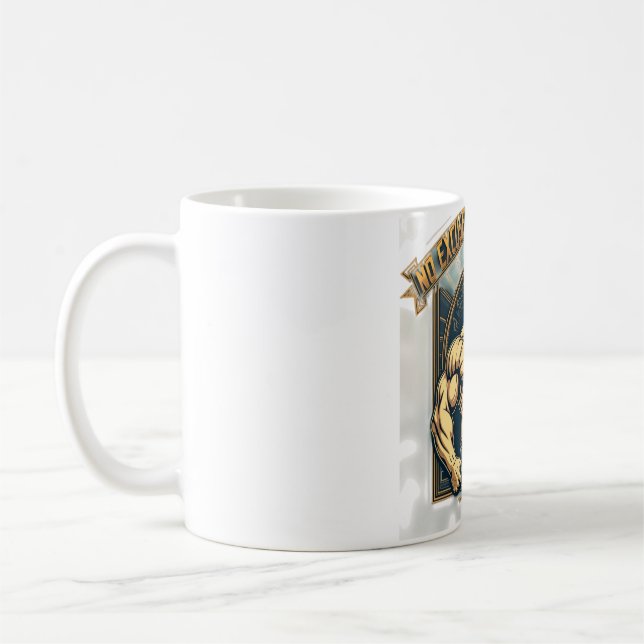 Keine Ausreden nur Ergebnisse Kaffeetasse (Links)