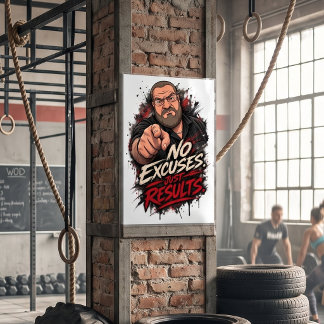 Keine Ausreden. Nur Ergebnisse. Poster