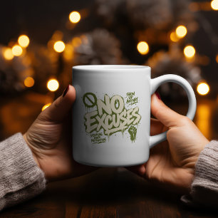 Keine Ausreden Streetwear Graffiti Design Kaffeetasse