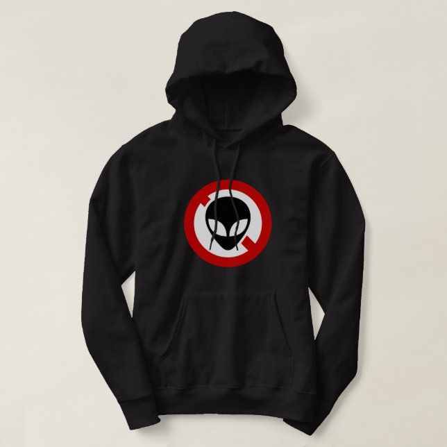 KEINE AUSSERIRDISCHEN HOODIE (Design vorne)
