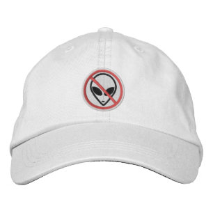Keine Außerirdischen Personalisiert verstellbarer Bestickte Baseballkappe