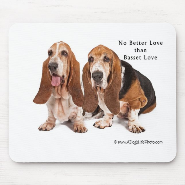 keine bessere Liebe als Dachshund-Liebe Mousepad (Vorne)