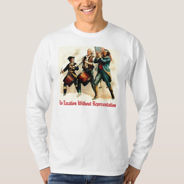 Keine Besteuerung ohne Darstellung T-Shirt (Vorderseite)