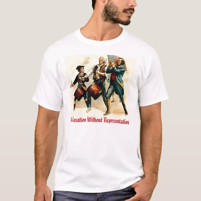 Keine Besteuerung ohne Darstellung T-Shirt (Vorderseite)