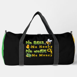Keine Bienen Keine Honig Kein Geld Duffle Bag