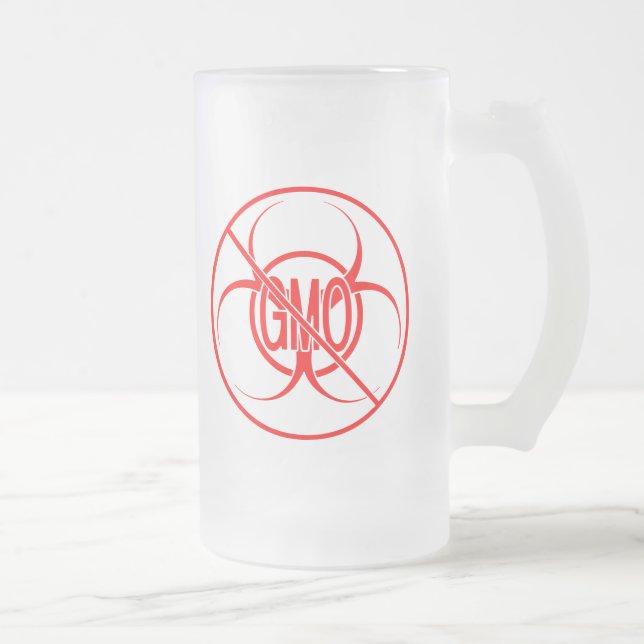 Keine Biogefährdung zur Tasse von gentechnisch ver (Rechts)