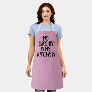 KEINE BITCHIN' MEINE KÜCHE RETRO PINK KÜCHE SCH SCHÜRZE