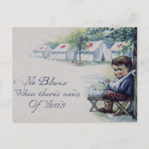 Keine Blues, wenn Sie News Postkarte