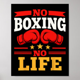 Keine Boxen Kein Leben Boxhandschuhe Boxhandschuhe Poster