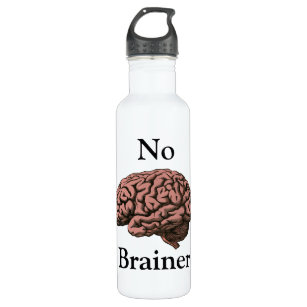 Keine Brainwasser Flasche Edelstahlflasche