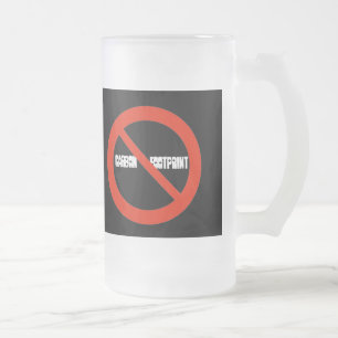 Keine CO2-FootPrint-Tasse Mattglas Bierglas