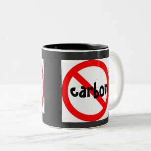 Keine CO2-TASSE Zweifarbige Tasse
