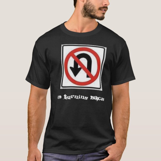 "Keine das u-Drehungs-" T - Shirt der Männer (Vorderseite)