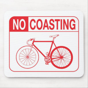 KEINE DIE KÜSTE ENTLANGFAHRENDE FIXIE MÄUSEmatte Mousepad