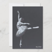 Keine Dramen, nur Freiheit, Schwarz-Weiß-Ballerina